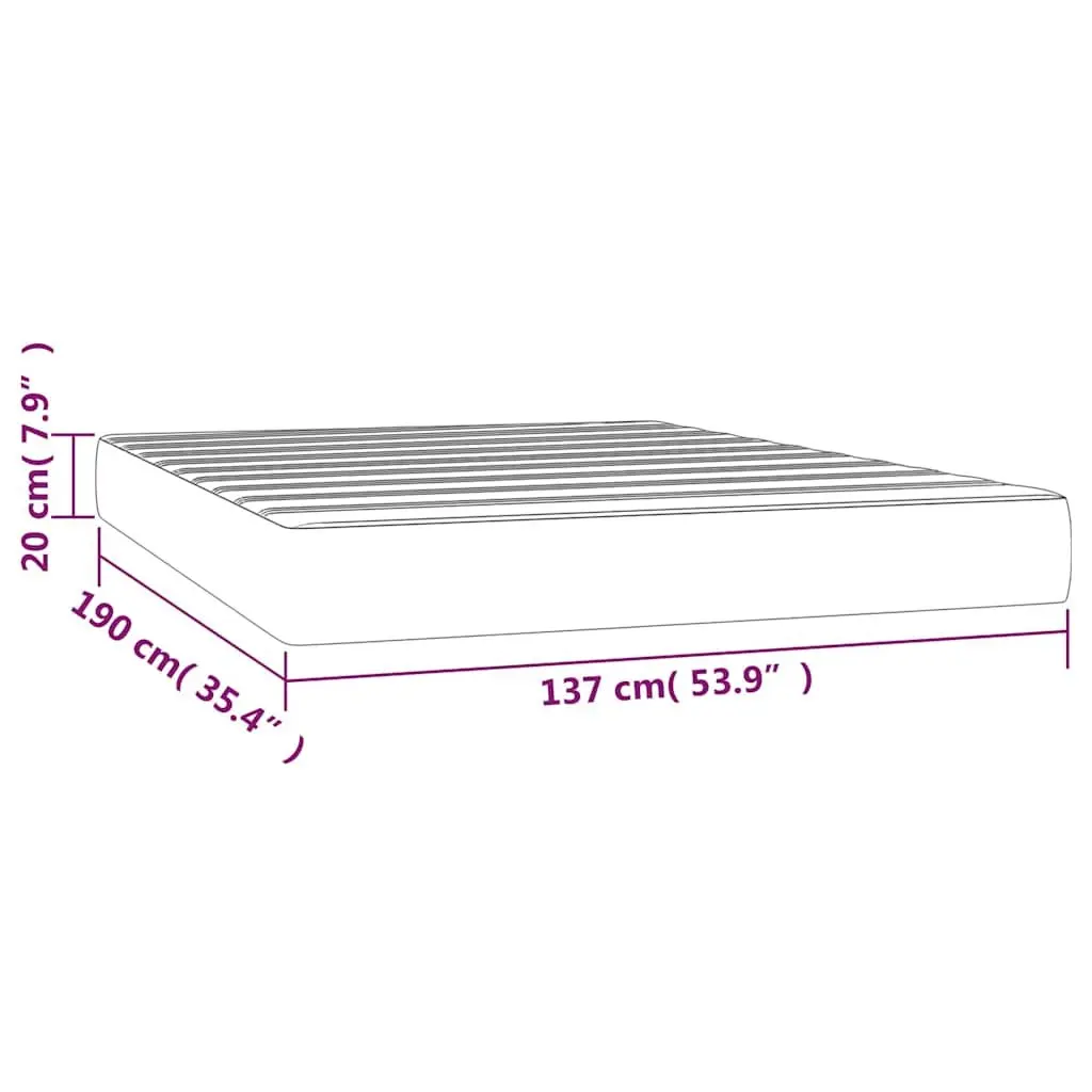Black Velvet Pocket Spring Mattress
