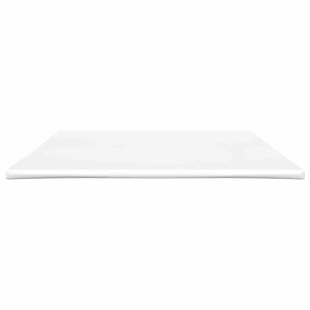 Foam Mattress Topper Sleep Comfort 137x190x5 cm White Soft Breathable Pad