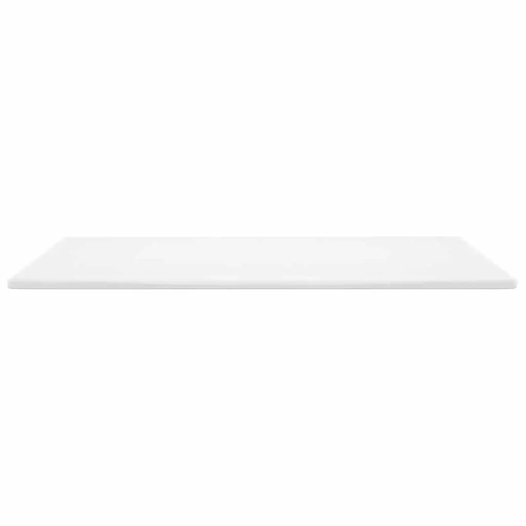 Foam Mattress Topper Sleep Comfort 137x190x5 cm White Soft Breathable Pad
