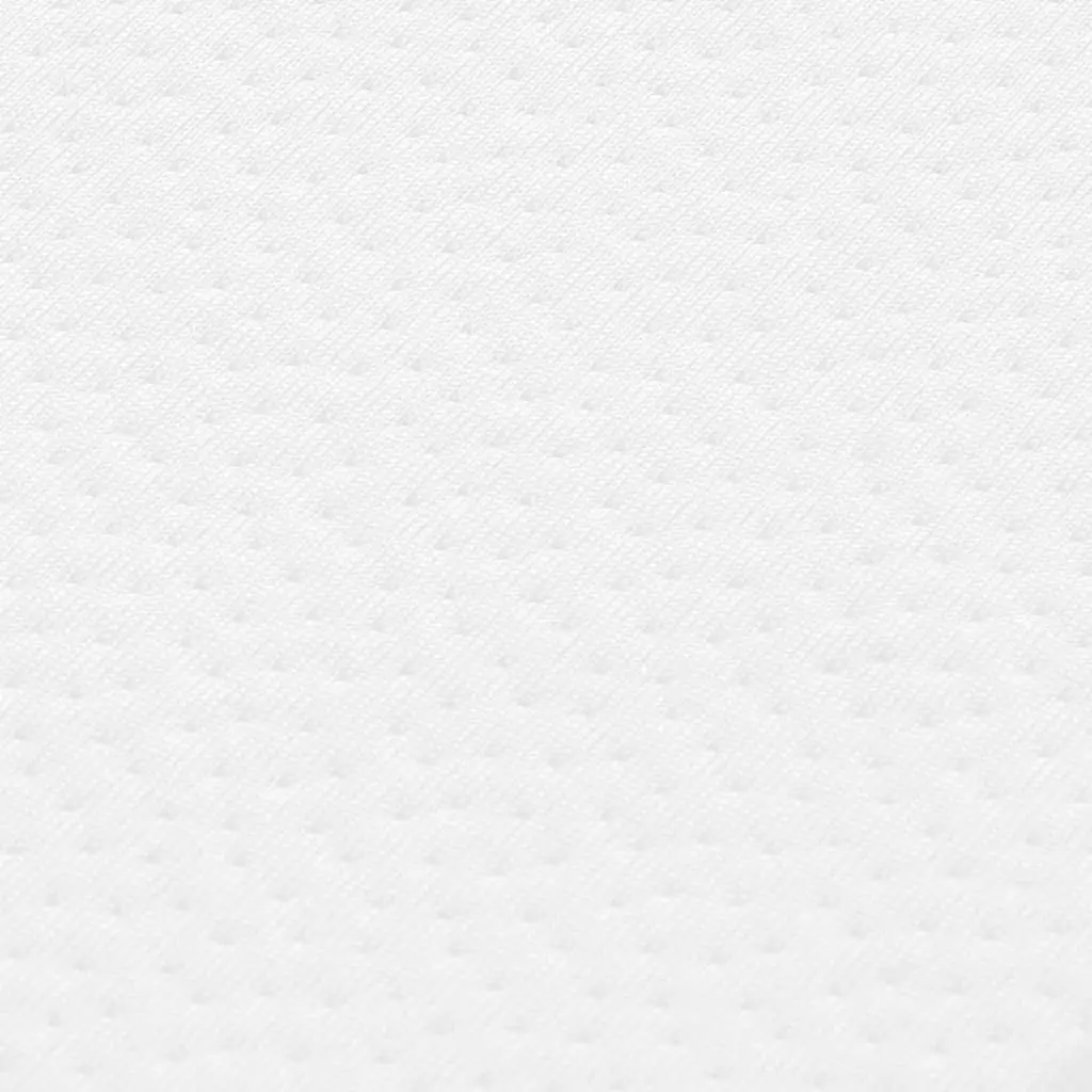Foam Mattress Topper Sleep Comfort 137x190x5 cm White Soft Breathable Pad