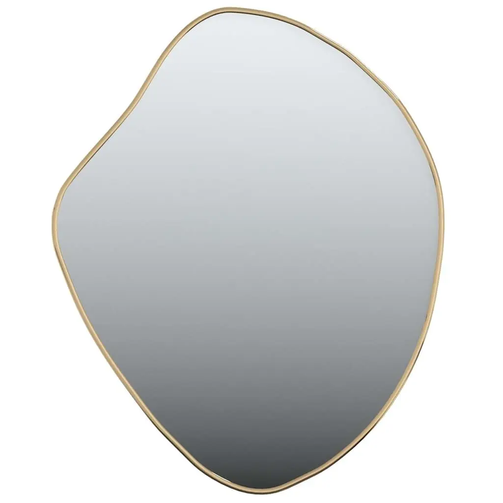 Wall Mirror Gold Decorative 60x50 cm Hanging Glass Frame