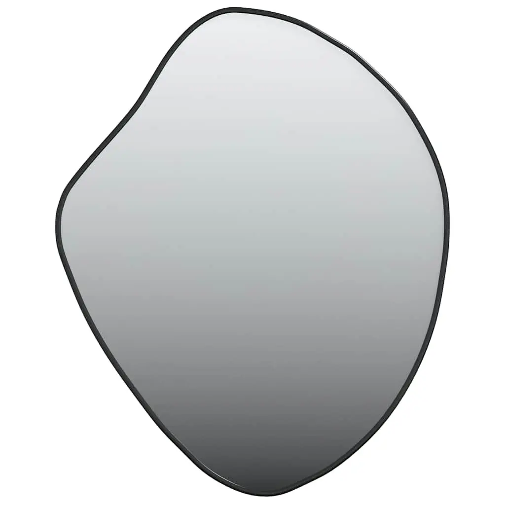 Wall Mirror Black 60x50 cm Glass Vanity Bathroom Bedroom Hallway Home Decor
