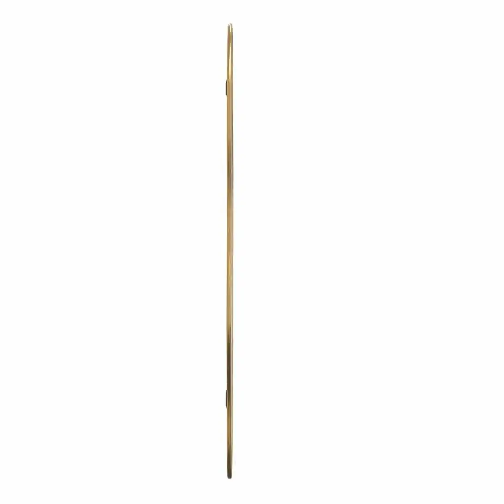Wall Mirror Gold 100x45 cm Glass PVC Frame Bathroom Bedroom Hallway Decor