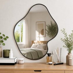 Value-Driven Black Wall Mirror 60x50 cm for Your Home