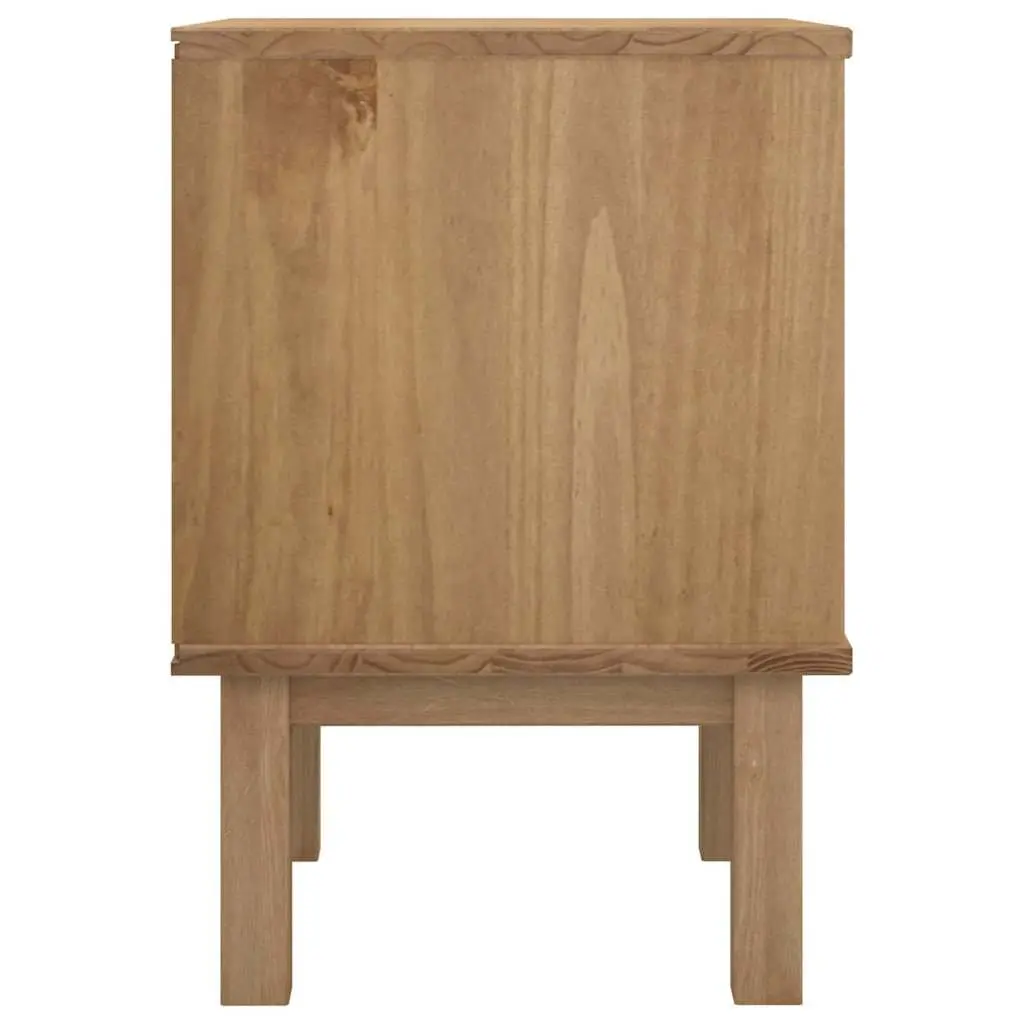 Bedside Cabinet Nightstand with Drawers Scandinavian Design Solid Pine Wood