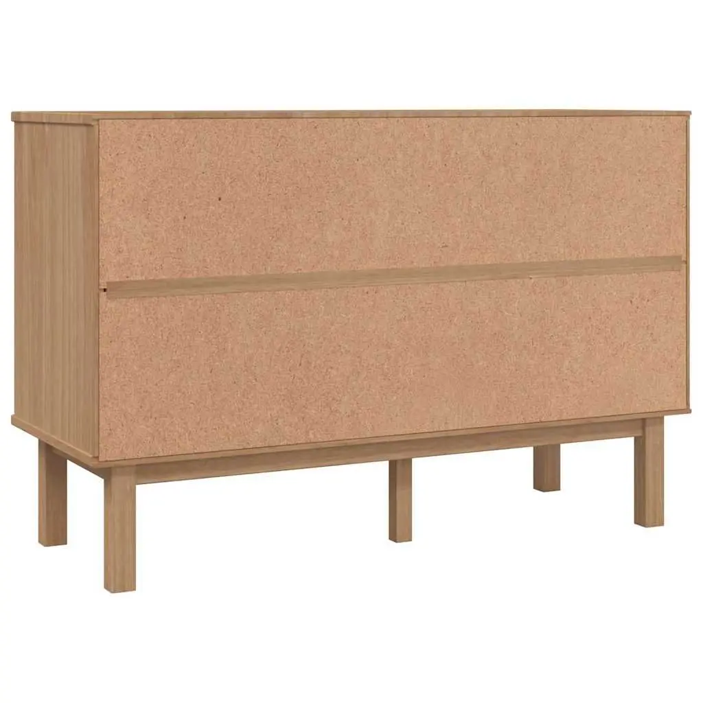 Drawer Cabinet Storage Organizer 6 Drawer Grey Solid Pine Wood