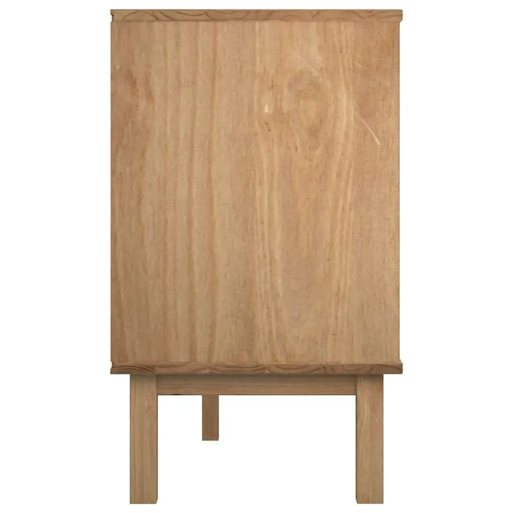 Drawer Cabinet Storage Organizer 6 Drawer Grey Solid Pine Wood