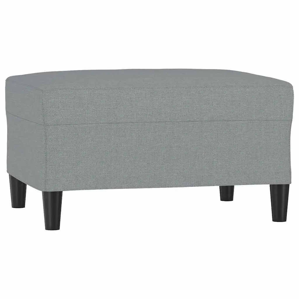 Grey Footstool 70x55x41cm for Comfort and Stability