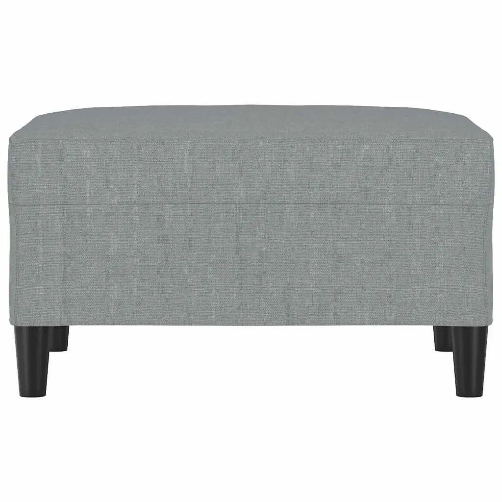 Grey Footstool 70x55x41cm for Comfort and Stability