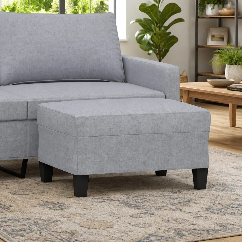 Light Grey Footstool