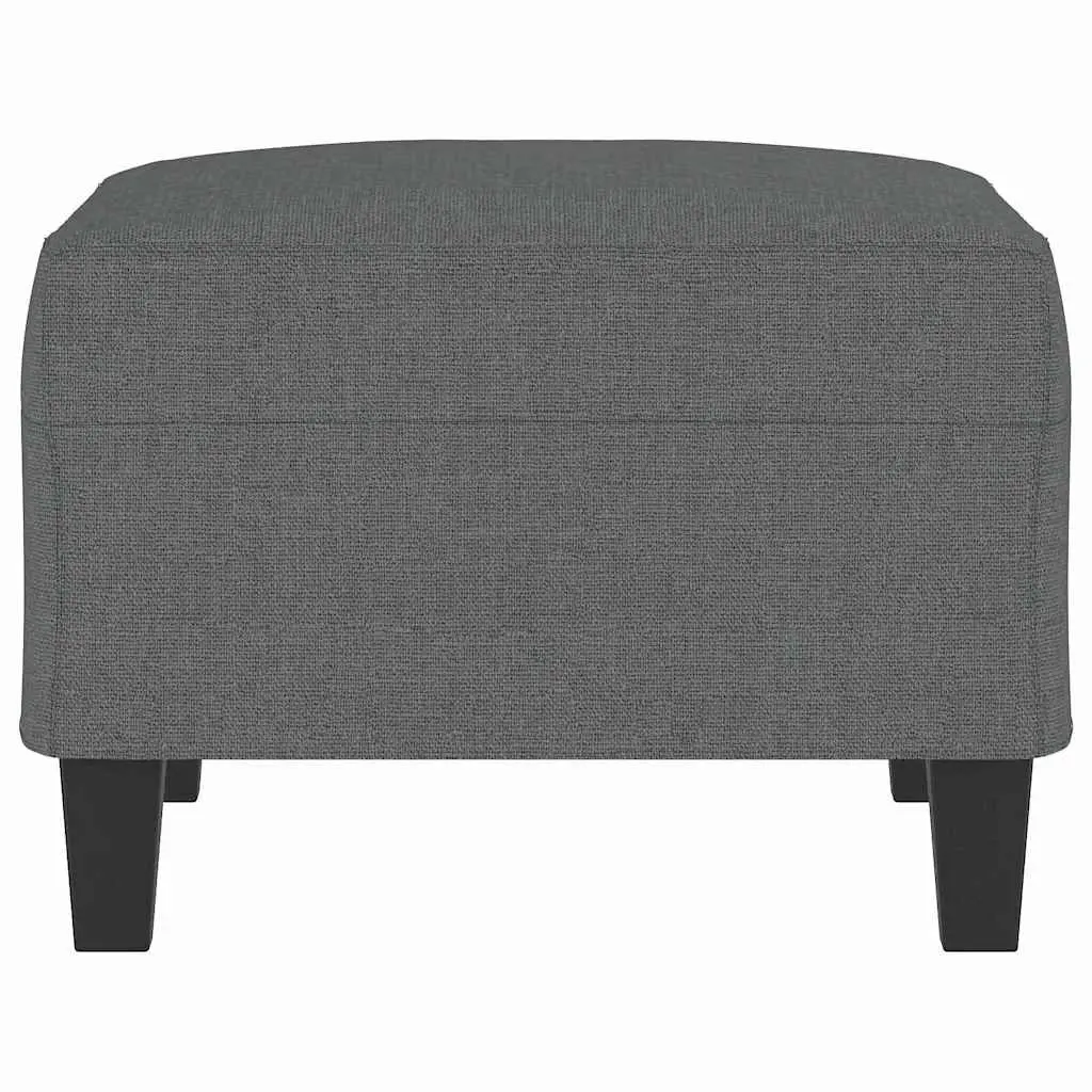 Fabric Footstool Ottoman Footrest Living Room Furniture 70x55x41cm Dark Grey