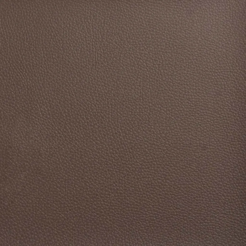 Footstool Footrest 70x55x41 cm Brown Faux Leather Ottoman