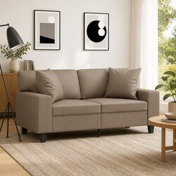 Comfortable and Affordable 2 pcs Cappuccino Throw Pillows