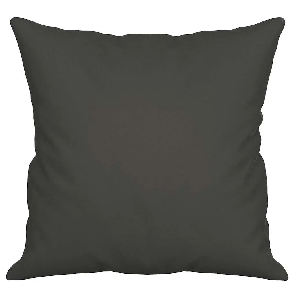 Throw Pillows Grey 40x40 cm Square Cushions Microfibre Sofa Decor 2 pcs
