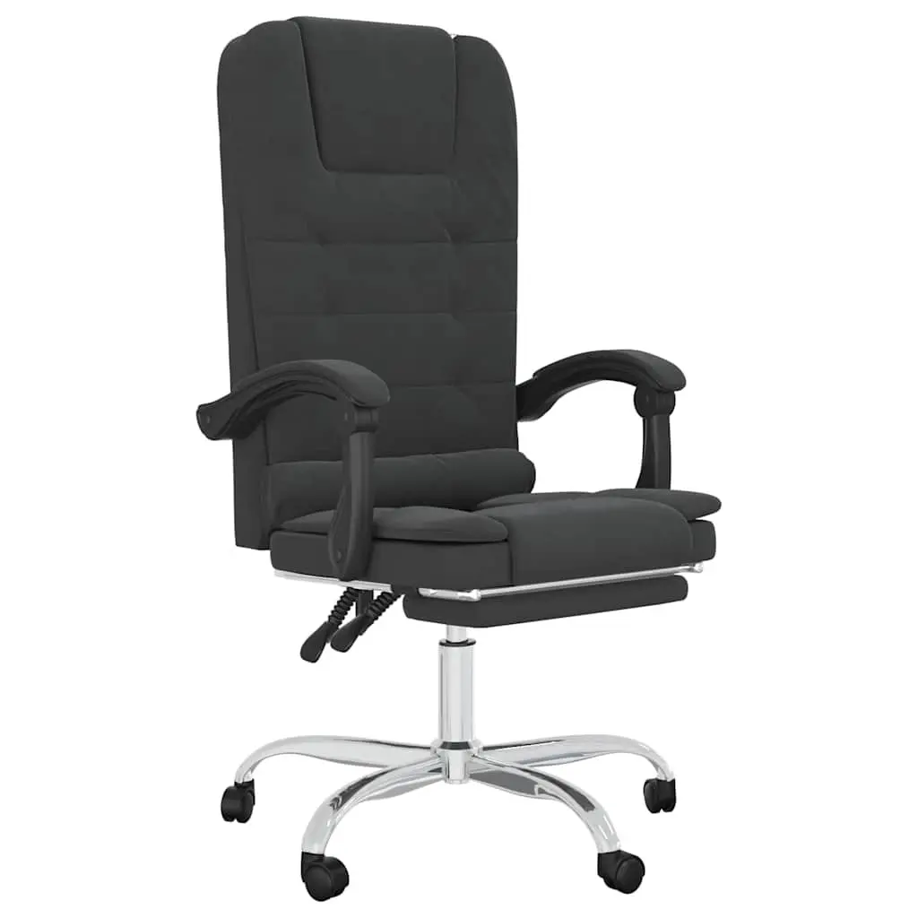 Black Massage Reclining Office Chair