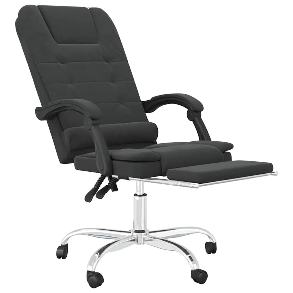 Black Massage Reclining Office Chair