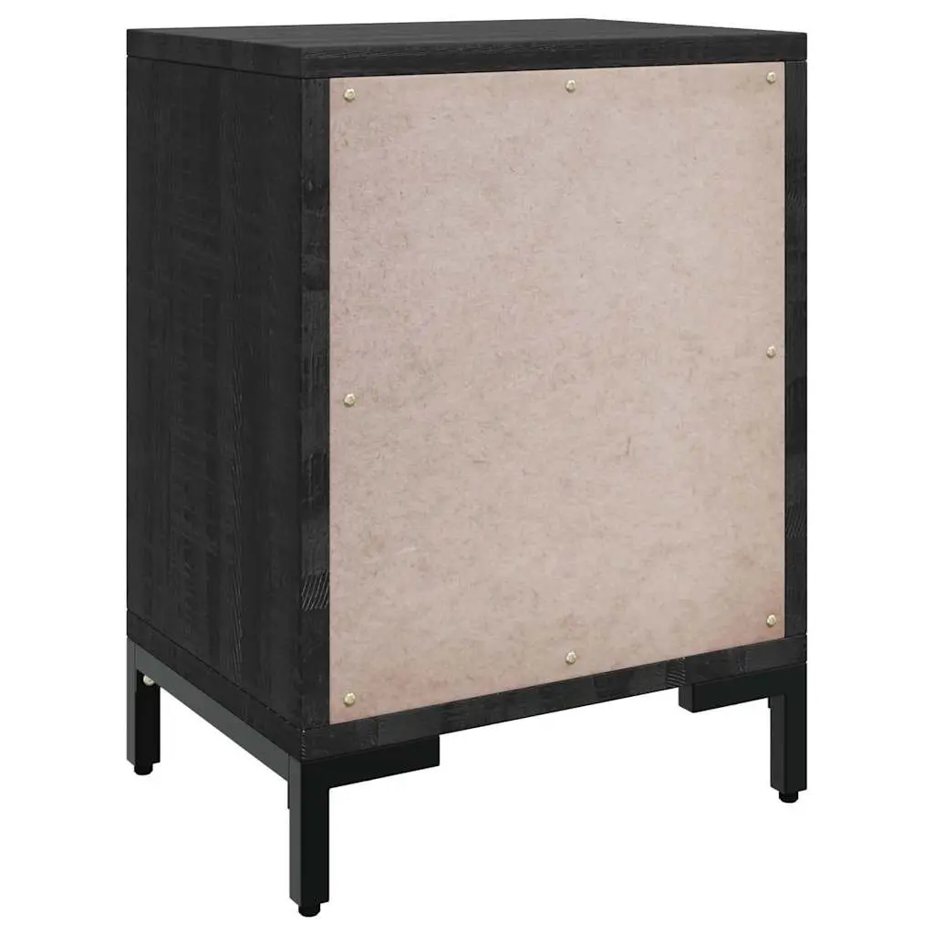 Bedside Cabinet Black 40x30x55 cm Storage Drawer Bedroom Furniture Bedside Table