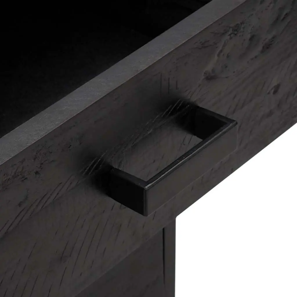 Bedside Cabinet Black 40x30x55 cm Storage Drawer Bedroom Furniture Bedside Table