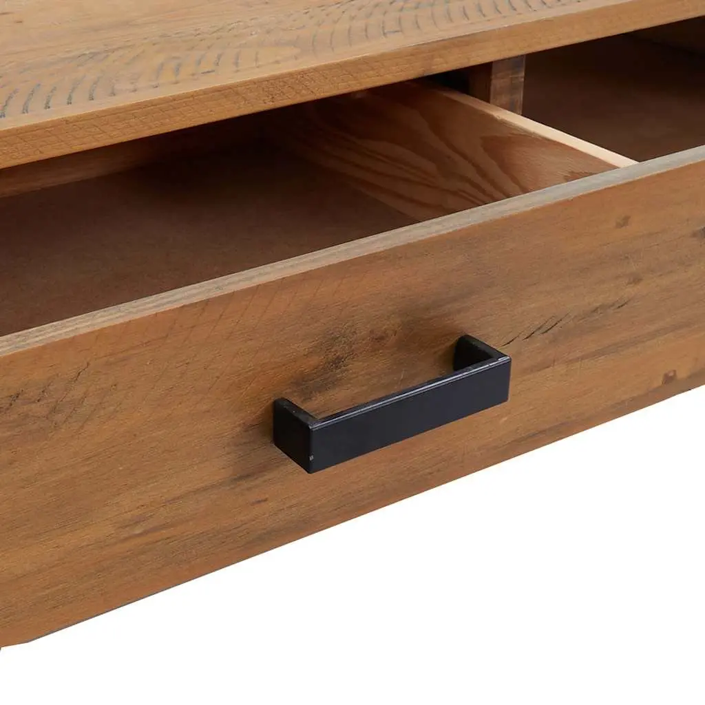 Wooden Coffee Table with Storage Solutions
