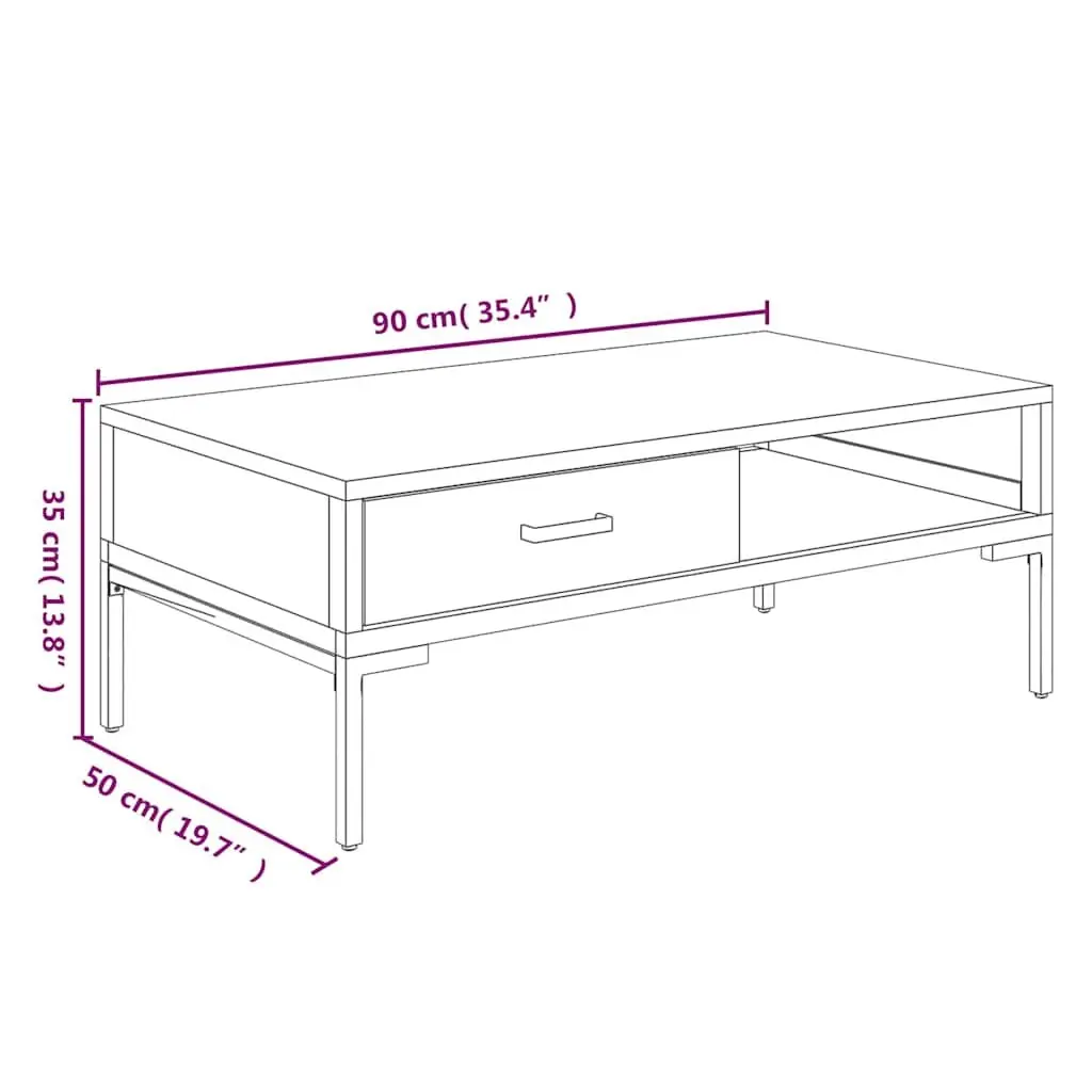 Wooden Coffee Table with Storage Solutions