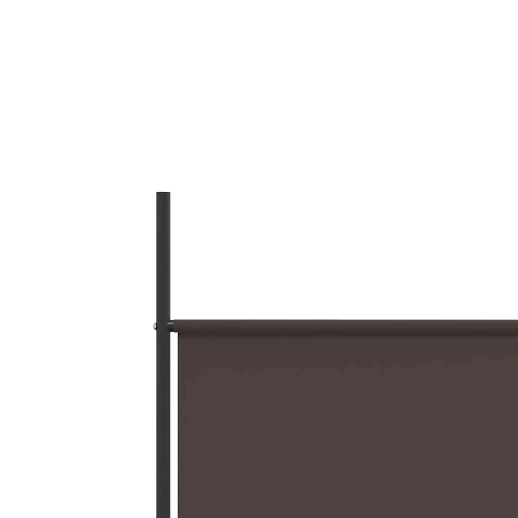 3-Panel Room Divider Privacy Partition Foldable Fabric Screen 150x200cm Brown