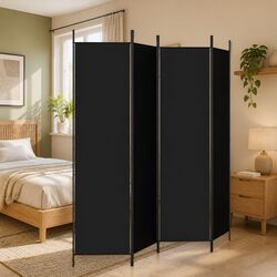 Practical 4-Panel Room Divider for Style and Privacy