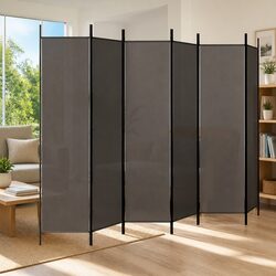 Reliable 6-Panel Room Divider, Ideal for Privacy Needs