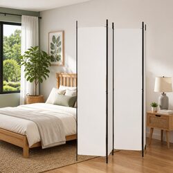 Reliable and Value-Packed 4-Panel Room Divider