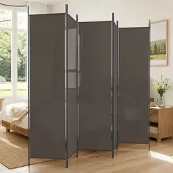 Value-Driven 5-Panel Room Divider in Anthracite