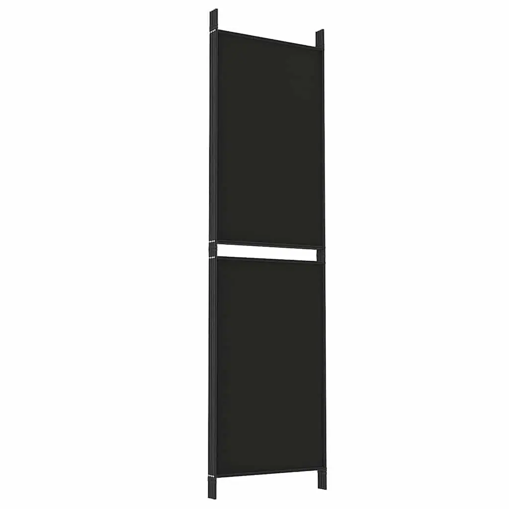 Room Divider Screen Folding Partition Privacy Wall 200x180cm Black