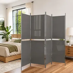 Versatile Folding Divider with Breathable Fabric