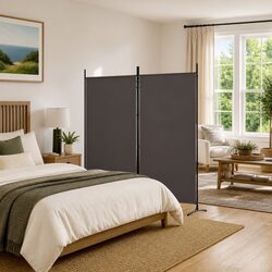 Brown Foldable Room Divider Screen: Practical and Stylish