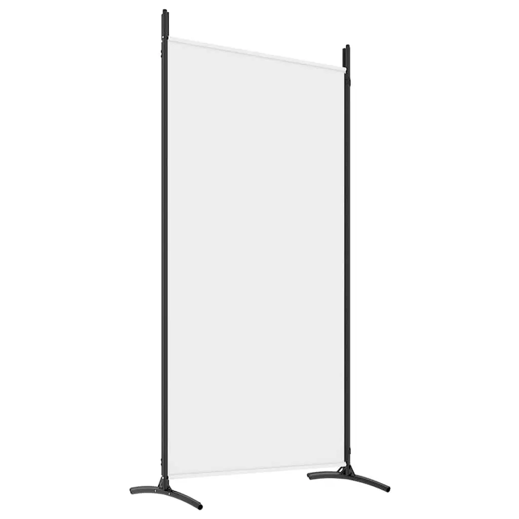 Room Divider Privacy Partition 4 Panel 346x180cm White Fabric Folding Screen