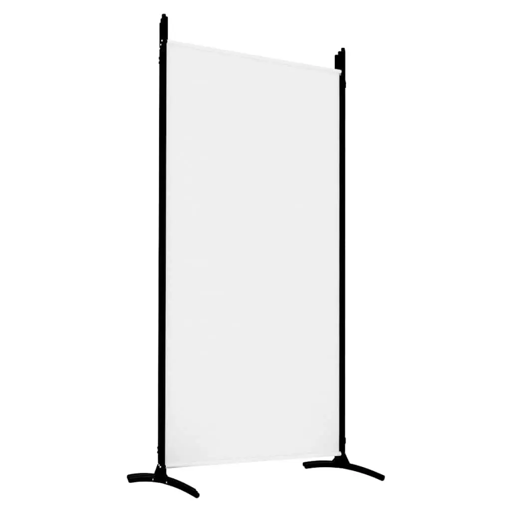 Room Divider 5-Panel Folding Screen White 433x180cm Privacy Partition