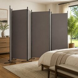 Stylish 6-Panel Room Divider with Practical Use