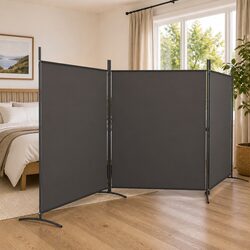 Practical 3-Panel Room Divider - Privacy & Style