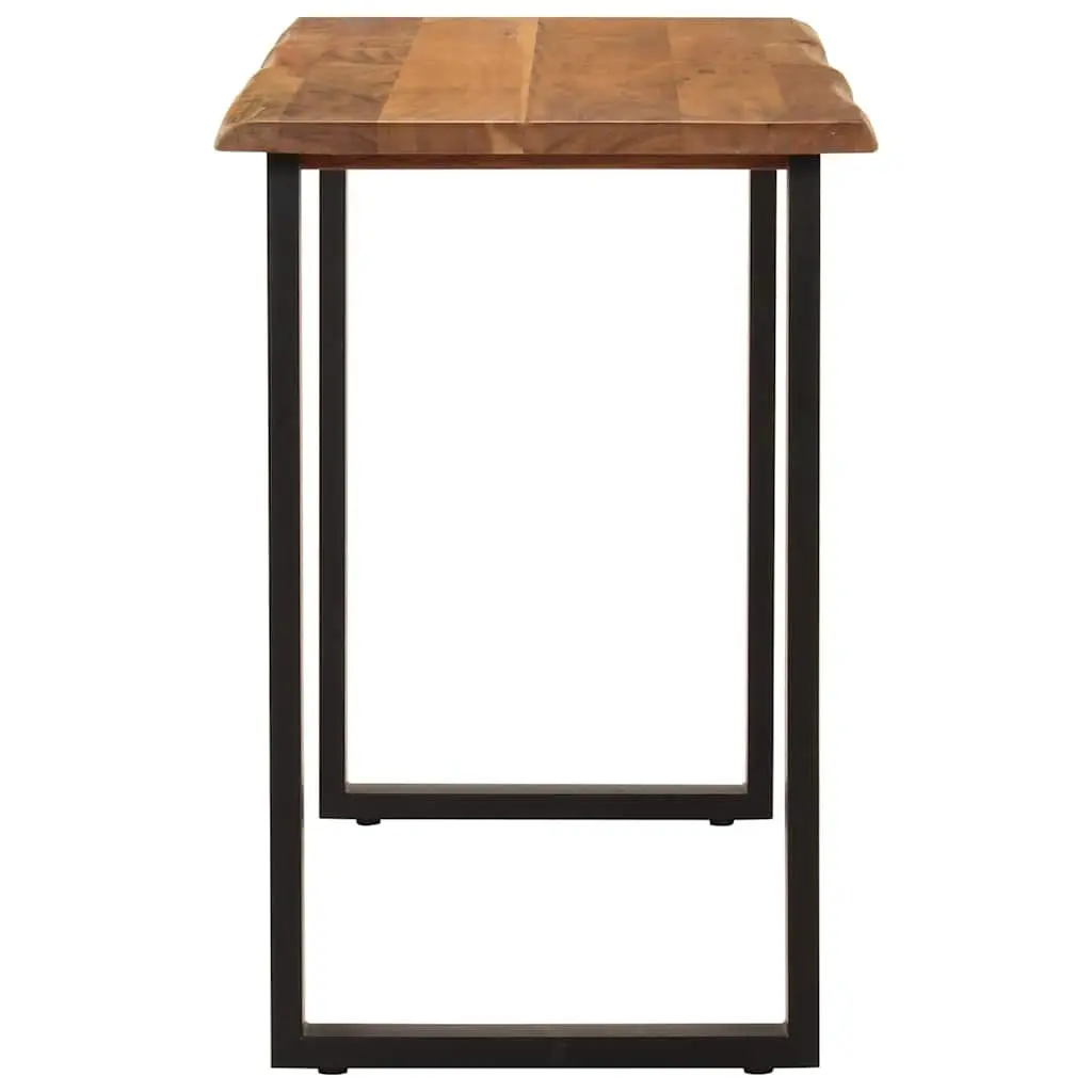 Acacia Wood Dining Table with Industrial Legs