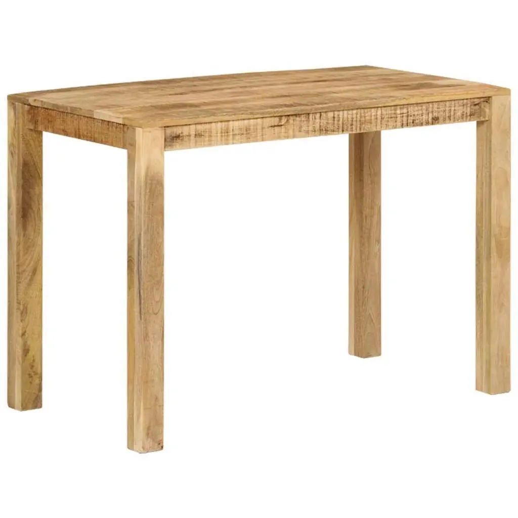 Solid Wood Dining Table 110x55x76 cm in Brown