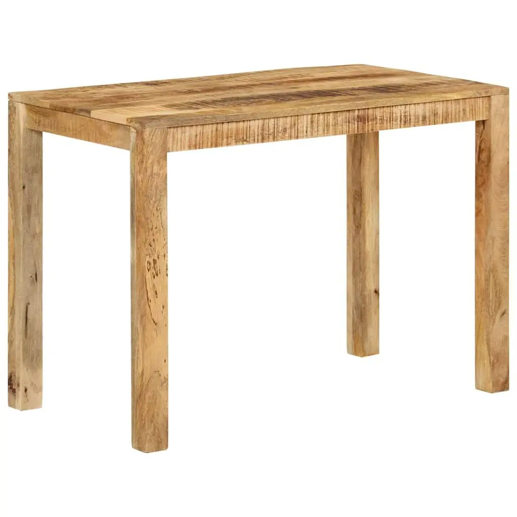 Solid Wood Dining Table 110x55x76 cm in Brown