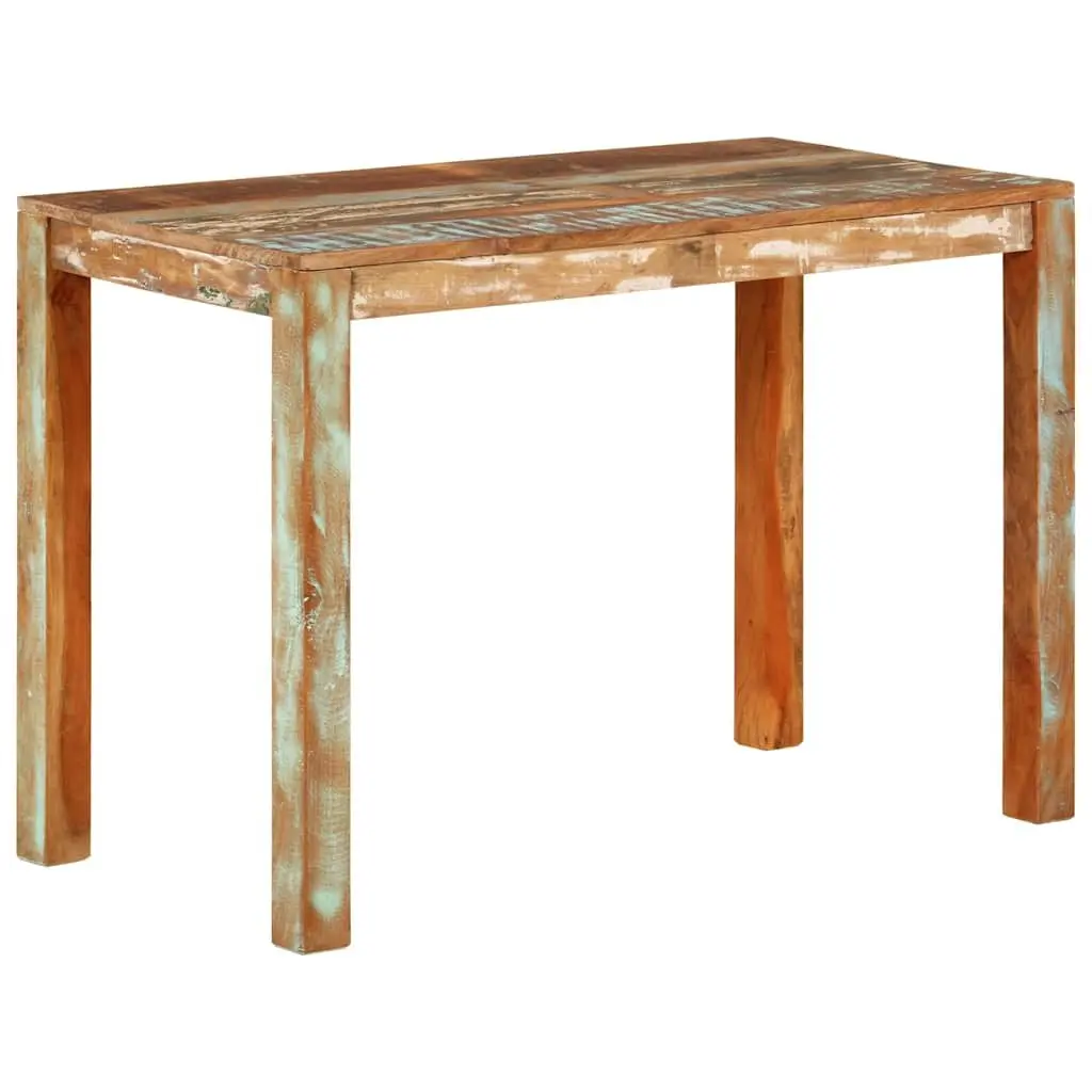Dining Table Solid Reclaimed Wood 110x55x76 cm Multicolour