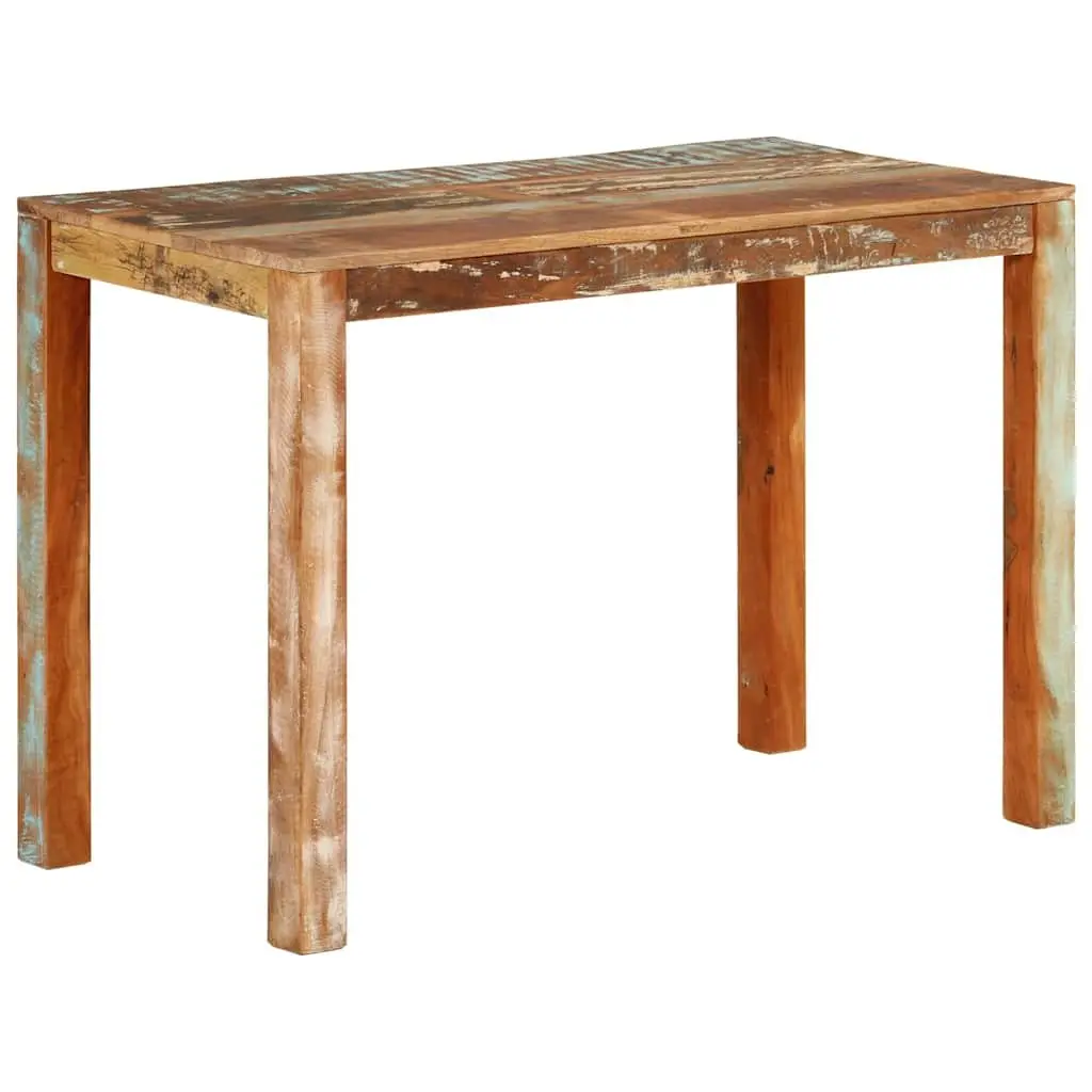 Dining Table Solid Reclaimed Wood 110x55x76 cm Multicolour