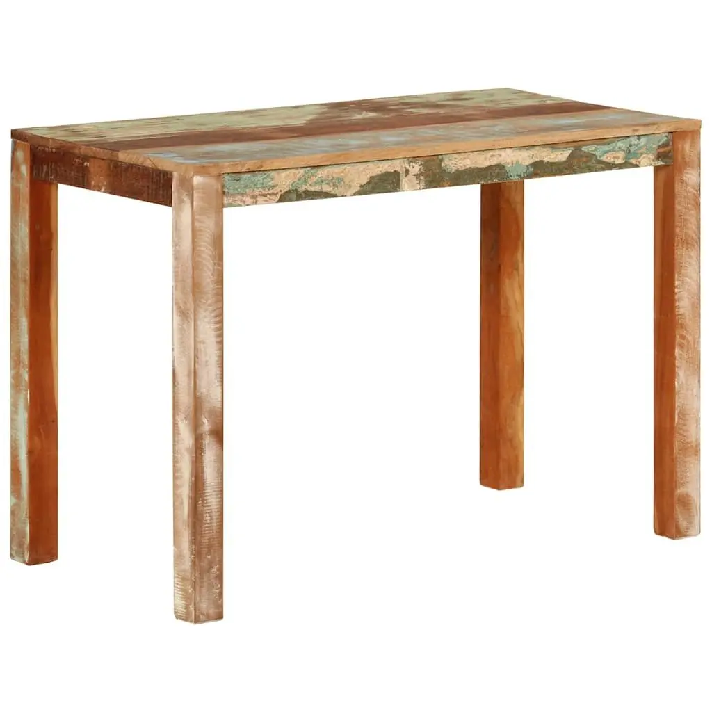Dining Table Solid Reclaimed Wood 110x55x76 cm Multicolour