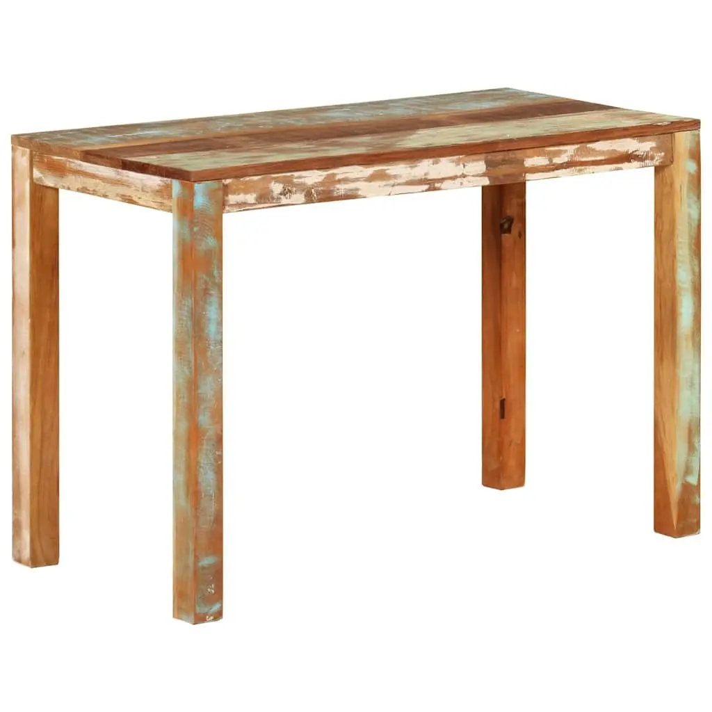Dining Table Solid Reclaimed Wood 110x55x76 cm Multicolour