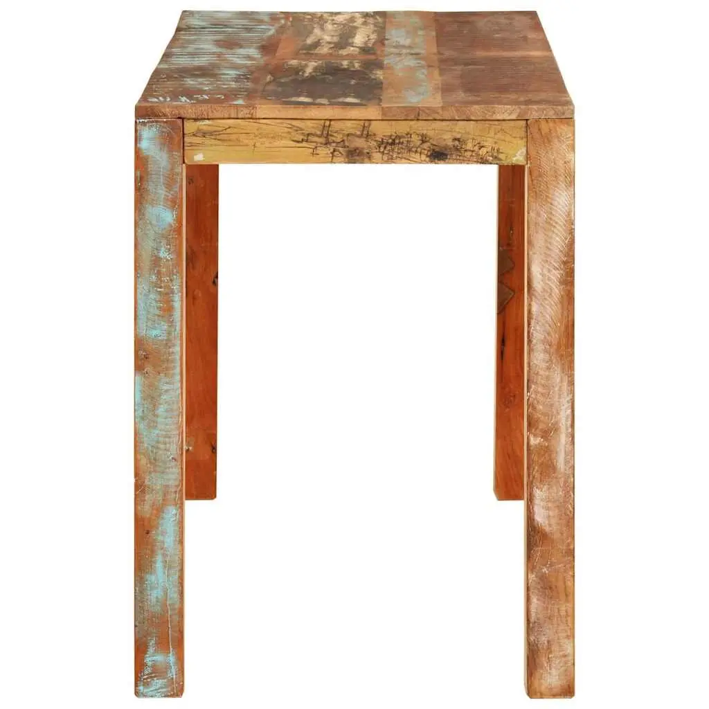 Dining Table Solid Reclaimed Wood 110x55x76 cm Multicolour