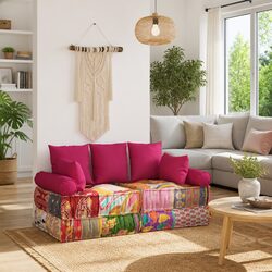 7-Piece Pink Throw Pillow Set for Cozy Comfort