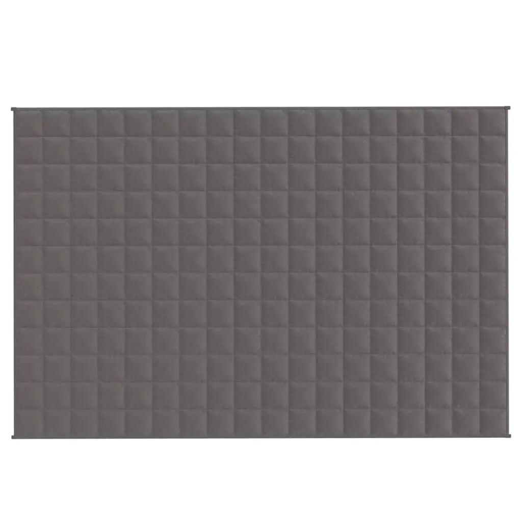 Weighted Blanket Sleep Comfort 120x180 cm Grey 9 kg Breathable Fabric