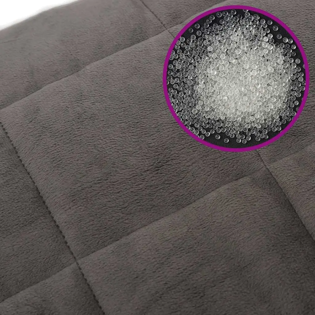Weighted Blanket Sleeping Pressure Relief 150x200 cm Grey