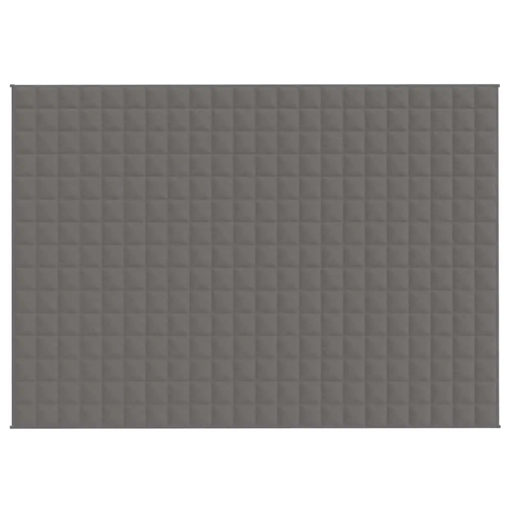 Weighted Blanket Pressure Relief 155x220 cm Grey 11 kg Soft Comfort
