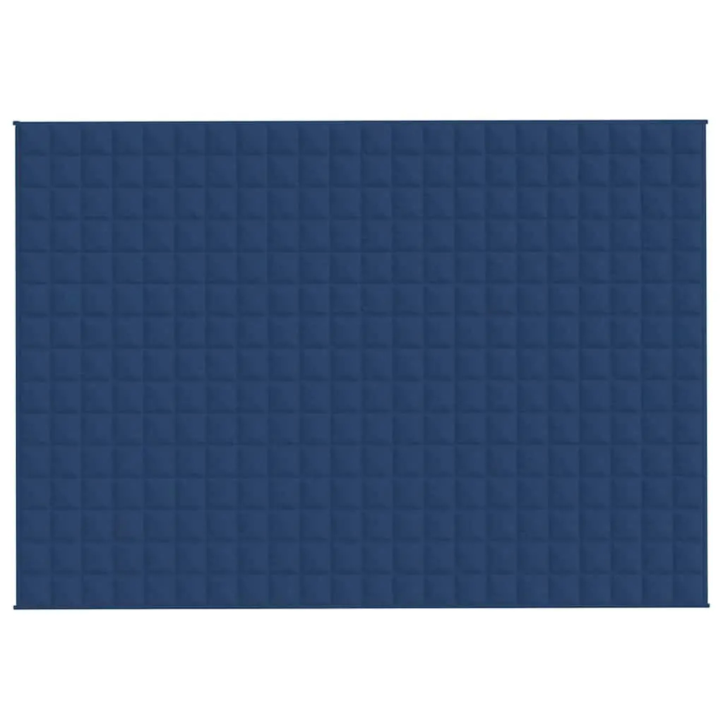 Weighted Blanket Sleep 155x220cm Blue 7kg Breathable Fabric