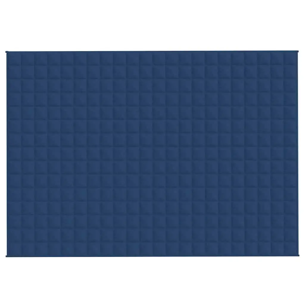 Weighted Blanket Sleep Pressure Therapy 155x220 cm Blue 11 kg